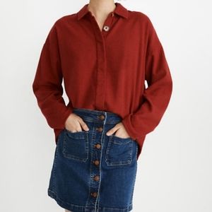 Madewell Flannel Bromley Shirt S NWT